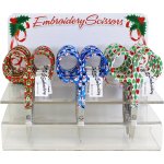 (image for) Holiday Embroidery Scissors - Wreaths